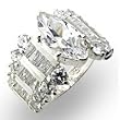 Women's Classic Line Clear Cubic Zirconia Special Plating Ring, Size: 5-10 Sterling Silver .925 Women's Classic Line Clear Cubic Zirconia Special Plating Ring, Size: 5-10 Sterling Silver .925