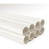 Nutone 3808 8' PVC Tubing Central Vacuum - One Eight Foot Piece