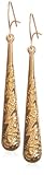 Image of 9ct Red Gold AME94904 Ladies Bomb Drop Earrings