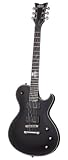 Schecter Blackjack Slim Line Series SOLO 6-String Electric Guitar, Satin Black, with Active Pickups