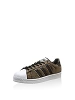 adidas Zapatillas Superstar Winterize (Marrón / Negro / Blanco)