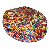 Funwaves Golf Tees Novelty Toilet Seat