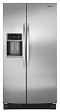 KSRJ25FXMS 36″ 25 Cu. Ft. Side-by-Side Refrigerator in stainless steel