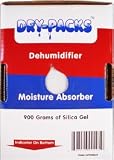 Dry-Packs Portable Dehumidifier Box - 900 Gram Silica Gel - Protects 66 CU FT!