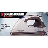 Black & Decker D5500 Digital Evolution 1500-Watt Steam Iron with Ceramic Soleplate
