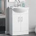 Kitchen & Housewares : 550mm Vanity Unit with Ceramic Basin
