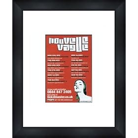 NOUVELLE VAGUE UK Tour 2008 - Framed Original Advert
