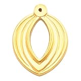 14K White Gold Earring Jacket