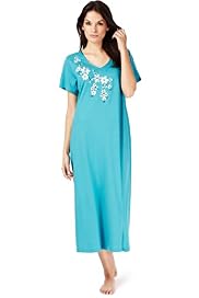Per Una Modal Blend Floral Embroidered Long Nightdress