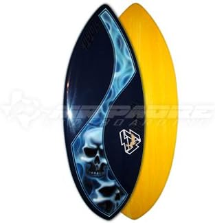 Slotstik SlotVac Skimboard with Custom Skull Artwork