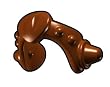 Reddish Brown Medallion Coronet - LEGO Compatible Minifigure Pieces