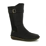 El Naturalista Honey 843 Grain Wax Dark Brown Womens Boots Size 38 EU