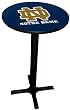 Notre Dame Fighting Irish Pub Table with Black Commercial Base