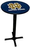 Notre Dame Fighting Irish Pub Table with Black Commercial Base