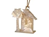 Mother Of Pearl Nativity Ornament 2