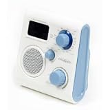 Produkt-Bild: Aquabourne Duschradio Badradio mit Lautsprecherfunktion - Uhr. Kann als MP3 benutzt werden-Blau