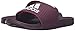 adidas Men's Adilette Comfort Slides Sandals, Maroon/White/Maroon, 13