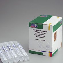 Eye wash- 1/2 oz. plastic bottle- twist off top- 24 per dispenser box At Home Emergency
