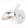 Personalized Number Cufflinks Number 6