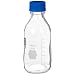 TWD TradeWinds SC-GMB500C Borosilicate Glass 500mL SmartCoded Media/Storage Bottle with Blue Polypropylene Cap and GL-45 Screw Thread (Case of 10)