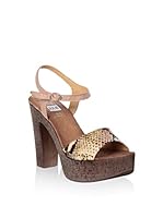 JULIE JULIE Sandalias de tacón (Beige)