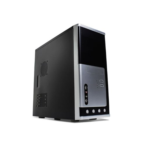 iMicro 400 Watt 20/24 Pin ATX Mid Tower Case CA-IMJ227P Black/Silver