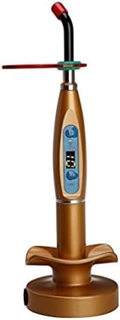 Dental wireless cordless LED curing light cure lamp New 1500mw for dentist (Golden 03)