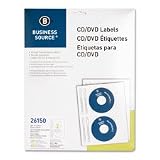 Business Source CD/DVD Inkjet Label