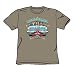 Search : I Love Lucy - California Here We Come Adult T-Shirt In Safari Green