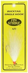 Fin Strike Bucktail Teaser - Closed Eye Hook - 4/0