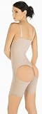 Slim Powernet Latex Braless Above The Knee Body-Shaper Style 1029