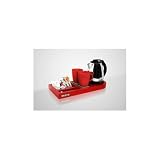Corby of Windsor, The NEW Corby Welcome Tray Red, with Chrome & Black Kettle (Pack of 2)  from Corby of Windsor