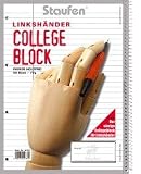 Produkt-Bild: Collegeblock A4 Linksh&auml;nder, Staufen liniert mit Rand