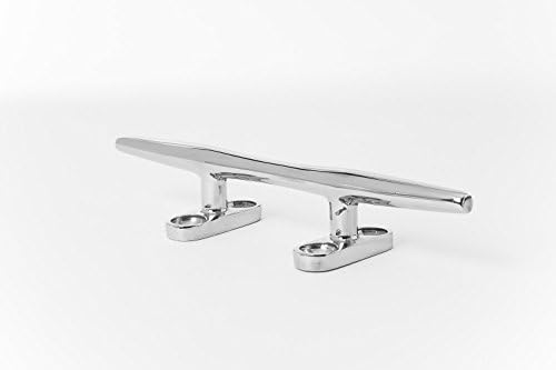 XYZ Boat Supplies Stainless Steel Open Base Herreshoff Boat Cleat (8 Inch (200mm))
