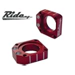 03-08 YAMAHA YZ450F: RIDE ENGINEERING AXLE BLOCKS - RED (RED)