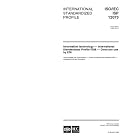 Click here to buy ISO IEC ISP 12073:2000, Information technology - International... by  ISO/IEC JTC1.