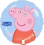 Palloncino Peppa Pig azzurro 45 cm