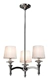 Artcraft Lighting AC1533 Contempra 3-Lite Mini Chandelier, Chrome