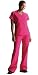 Dickies W Line Y-neck Top with Self Piping
