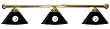 Pittsburgh Steelers Pool Table Light - Brass Bar