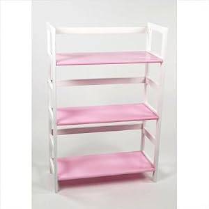 Kid's Book Storage Case in Pink