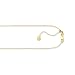 10k Yellow Gold Adjustable Cable Chain Necklace - 22 Inch