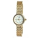 Reflex - RB-01L - Montre Femme - Quartz analogique - Bracelet Couleur Or - Ecran Blanc - Fermeture fantaisie
