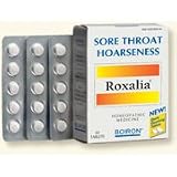 Boiron Roxalia Sore Throat, Hoarseness Tablets 60 ea