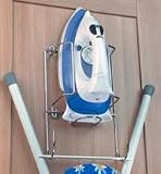 Iron & Ironing Board Holder chrome rack