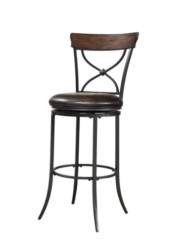 Cameron Swivel X-Back Stool - Bar Height Cameron Swivel X-Back Stool - Bar Height