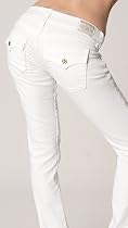 True Religion Disco Billy Stretch in White