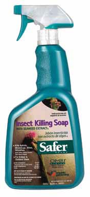 12 each: Safer Insect Killing Soap With Seaweed Extract (5110)