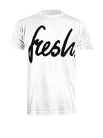 COTTON SOUL Camiseta Manga Corta Fresh Mono (Blanco)