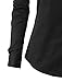 LE3NO PREMIUM Womens Easy Care Long Sleeve Button Down Work Shirt, L3NWT1807_BLACK, X-Small